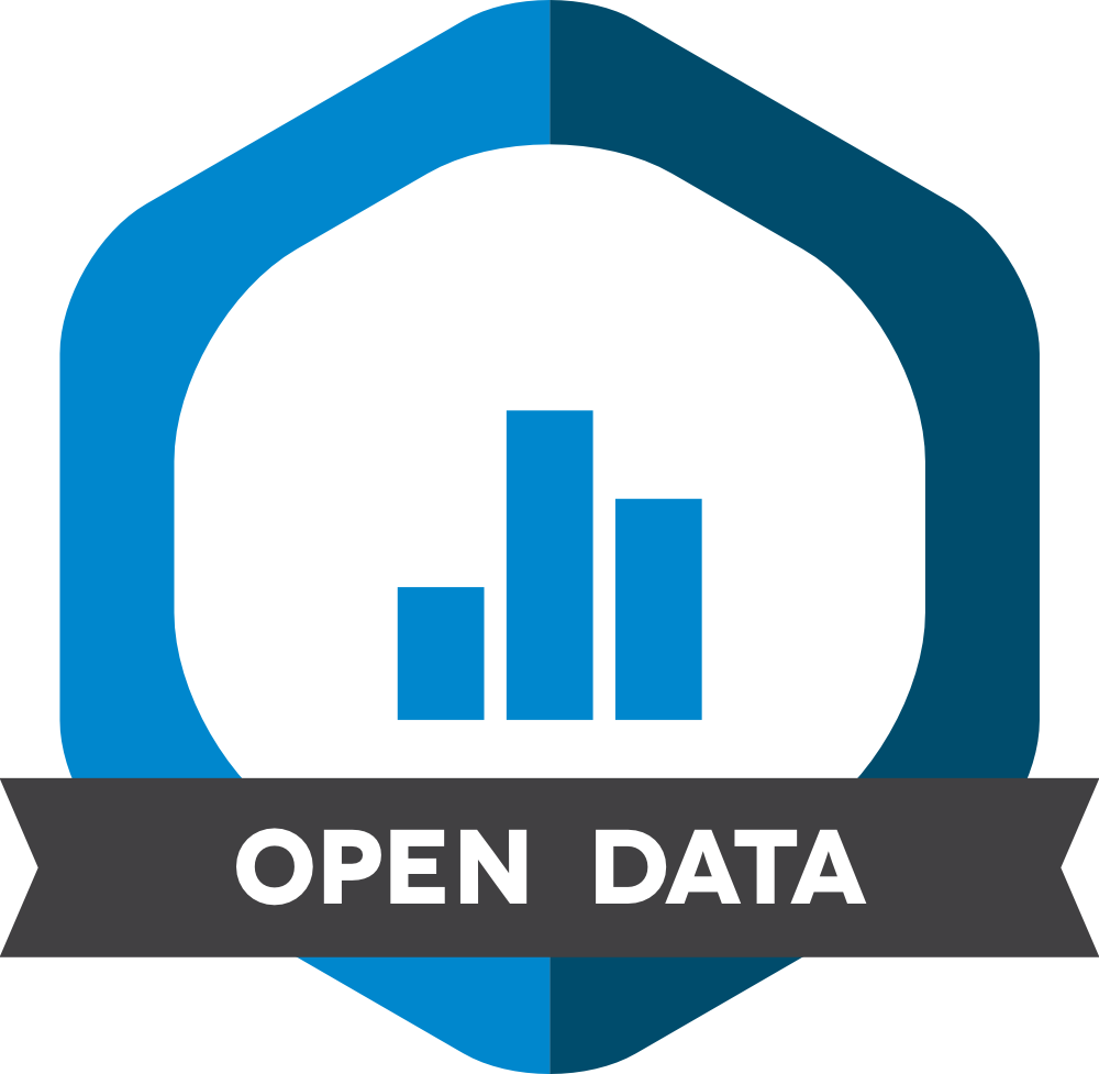 Open data badge